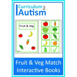 Fruit & Veg Healthy Eating Picture Match Interactive Books